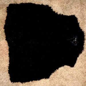 Furry Faux Vest